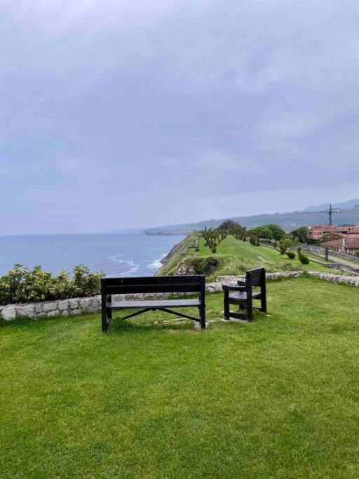 Precioso - Moderno Terraza Y Parking, 2 Hab, 2 Banos, 6-7 Pers - Dispo Abril Y Mayo Llanes Bagian luar foto